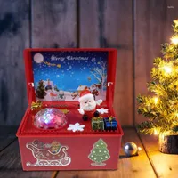 Decorazioni natalizie Music Box Musical Musical Electric Babbo Natale Idee per le novità Regali per il San Valentino per bambini