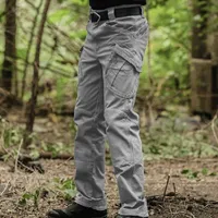 Men's Pants IX7 Cotton Military Urban Tactical Pants Men Spring Cotton SWAT Army Cargo Pants Casual EDC Pockets Soldier Combat Trousers G221007