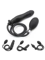 Yarn Out Inflatable Anal Plug Expandable Dildo Pump Butt Plug Anal Dilator Massage Anus Extender Dilatador Adult Sex Toysi