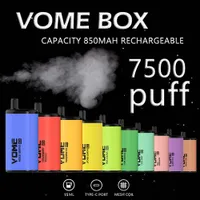 원래 일회용 vape e-cigarette 키트 포드 2 5% 7500 퍼프 15ml 통합 850mAh 충전식 10- 플라스 e-cigarette 기화기