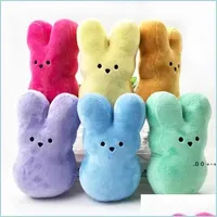 Party Favor New Easter Bunny Toys 15cm Plush Kids Baby Happy Easters Rabbit Dolls 6 Color Drop Delivery 2021 Home Garden Festive Del Dhfuu