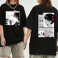 Camisetas para hombres kawaii dake ja nai shikimori-san anime camiseta harajuku yuu izumi shikimori manga unisex manga corta camiseta de verano