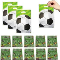 Party Favor 20 PCS Football Soccer Theme Cartoon Cartoon Gift Sacs and Pinball Game Board Toy Kids Birthday Supplies Baby Shower