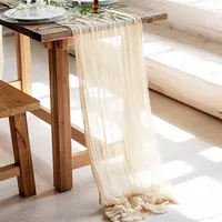 Table Runner Dinning Decoration Rustic Wedding Birthday Party Bridal Down Down Decorations Christmas Home S 221008