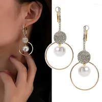 Dangle Earrings Korean Imitation Pearl Drop Women GirlsExtized Butterfly Earing Heart Fringe Layered Chain Wedding Jewelry