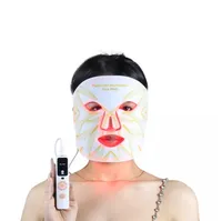 Fotonhud f￶ryngring sk￶nhetsinstrument flexibel silikon infrar￶d mask hudv￥rd r￶d ljusterapi led ansiktsmask
