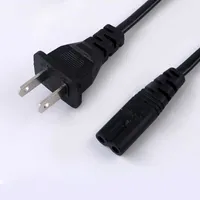 Dizüstü Bilgisayar Adaptörleri Şarj Cihazı AC Güç Kablosu Hattı Tel Değiştirme Şebeke Kablosu 1.5m 5 feet PlayStation Dizüstü Bilgisayar 2 Prong ABD AB fişi için