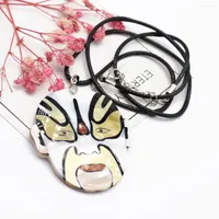 Anh￤nger Halsketten 1PC Natural Shell Ethnic Style Gesichtsform Melonsamenschnalle geeignet f￼r DIY -Halskette machen Schmuckgeschenk