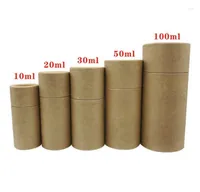 Confezione regalo premium kraft tubi di cartone scatola di imballaggio per olio essenziale da 10 ml - 100 ml SN3206