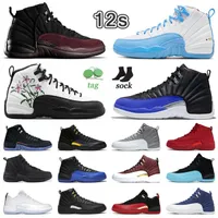 Designer mens boots 12s stealth basketball shoes retos jumpman 12 a ma maniere eastside golf gs floral black taxi game royal ball reverse gym red designer sneakers