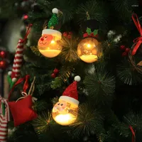 Decoração de festa fofa liderada por led luminárias de bola de Natal penduradas ornamentos poliestireno bolas de poliestireno