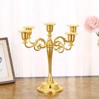 Simple Luxury Luxury Golden Nordic Candlestick Wedding Shooting Accessoires Retro Candlestick Retro Candlestick.