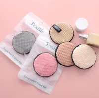 Reusable Towel Soft Makeup Remover Pads Microfiber Make Up Removing Wipe Cotton Pineapple Round Cosmetic Puff Lazy Face Cleaning Tools Wholesale DD