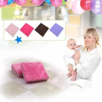 Carpets 1pcs Top Sale 30 30cm Living Room Splice Heads Climbing Baby Mat Bedroom Children Kids Soft Carpet Patchwork Jigsaw