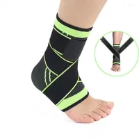 Ankle Support WorthWhile 1 PC Sports Brace Compression Strap Sleeves 3D Weave Elastic Bandage Foot Protective Gear Gym Fitness