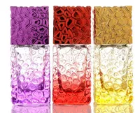 25 ml Sprühflasche Glass Cosmetics Quadratreise tragbares nachfüllbares Parfümfeinnebel -Sprühgerät Atomize Pumpe Aluminium Deckel Sn299