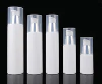 100pcs Vacuum Bottle 15ml/30ml/50/80/100ml White Airless Recuriner Bomba Lotion Creme Holyetries Recarreg￡vel SN256