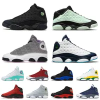 Singles Day Low 13 13s Jumpman Outdoor Shoes for Mens Houndstooth High Sports Sneakers Lakers Obsidian Playground Wolf Gre Air Jordon