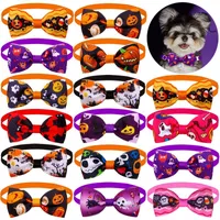 Otros suministros para perros nuevos suministros de mascotas de Halloween Bows Tie Dogs Bow Decorations 1010