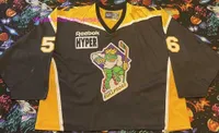 뉴저지 드문 저렴한 스티치 레트로 rhi 1996 Anaheim Bullfrogs Darren Banks Hockey Jersey Mens Kids Thinkback Jerseys