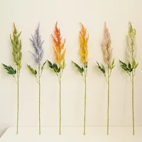 Dekoratif Çiçekler Simülasyon Tahıl Buğday Malt Çim Pastoral Ev Dekoru Çiçek Düzenlemesi Düğün Dekorasyon Sahte Bitkiler Flores