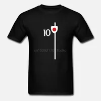 Camisetas masculinas nuevas camisetas de verano camiseta japón marina 2019 jersey nummer 10 leyenda masculina futbolista camiseta divertida
