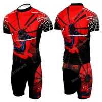 Jersey de ciclismo Jets New Popular Spider Cycling Jersey Set Anime Cycling Ropa Camisetas para bicicletas de bicicleta de bicicleta Shorts Mtb Maillot Kit ROPA
