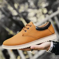 Dress Shoes In Spring and Autumn men's Leather Casual Low-top Breathable Sneakers Fashion Thin Belt Board 221010