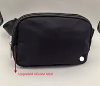 Sacchetta della cintura sacchetti da esterno da donna sacca in vita a vita aggiornata silicone lable palestra elastica cinghia regolabile fitta