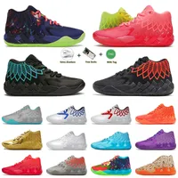 MB Ball 2022 01 Lamelo Basketball Shoes Rick Red Green And Morty Galaxy Purple Blue Grey Black Queen Buzz City Melo Sports Shoe Men Trainers Sneakers Yellow Top Fashion
