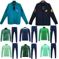2022 2023 soccer wear brazil tracksuit jacket long zipper brasil Camiseta de futbol RICHARLISON G.JESUS COUTINHO pre match kit training suit