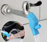 Silikon su musluk uzatma lavabo çocuklar yıkama cihazı banyo mutfak lavabo musluk kılavuzu musluk genişleticileri