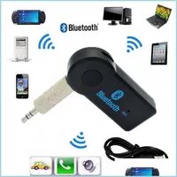 Bluetooth Car Kit Bluetooth Car Hands Kit 3.5mm Streaming Stereo Wireless Aux O Music Receiver MP3 USB V3.1 und EDR Player Drop deliv dhsie