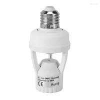 Smart Home Sensor AC 110-220V 360 graden PIR-inductiebeweging IR Infrarood Human E27 Plug Socket Switch Base LED-lamplamphouder