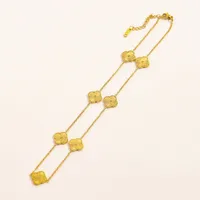 Lifelike Clover Pendant Necklace Flower Charm Bracelet Stud Earring Jewelry Set for Women Gift