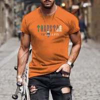 Trapstar 3D Baskı T-Shirt Büyük Boy Erkek Kadın Moda Tişörtleri Yaz Sokak Tasarımcısı Kısa Kol Üst Tees
