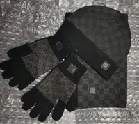 2022 Hats Scarves Gloves Sets Designer Mens Beanie Scarf Glove Set Luxury Hat Knitted Caps Ski Scarves Mask Unisex Winter Outdoor