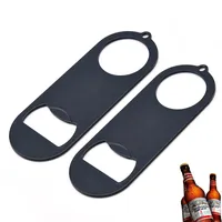 Can carry Stainless Steel Bottle Opener Corkscrew Portable Creative Flat Handle Kitchen Tools RRE14862