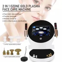 2 dans 1 Ozone Gold RF Plasma Face Nettoyage Machine de soins du visage Acné Retourage Revoinion Salon Beauté Salon Équipement de beauté