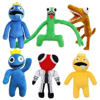 30 cm Christmas en peluche Dolls Rainbow Friends Cartoon Game Personnage Doll Kawaii Blue Monster Soft Embeed Animaux Toys for Kids