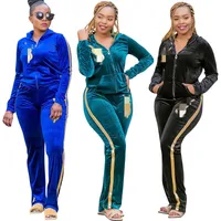 Plus Size Tracksuits Women Fashion Hooded Sweatshirt and Bottoms Set Velvet Outfits Two Piece Pants Free Ship
