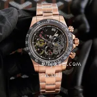 Orologi meccanici automatici da 40 mm da 40 mm Designer 904L Acciaio inossidabile orologio pieghevole pieghevole Waterrooff Sapphire Watch Montre de Luxe