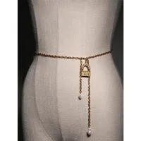 Cinture a catena in vita Luxuria da donna Cintura di giunzione perle sul corsetto sugli accessori per combinazioni fai -da -te creative Accessori combinati fai -da -te 221010