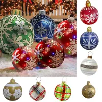 Weihnachtsdekoration im Freien PVC aufblasbare Ball Home Decor Geschenke für Frauen personalisierte Ornamente 2022 Hochzeit 60 cm große Weihnachtsbälle