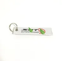 Keychains Car Keychain Nylon For Srt White Keyring Keyfob Decoration