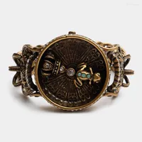 매력 팔찌 jbjd 여자 시계 구식 빈티지 브레이슬릿 로얄 크라운 개구리 손목 독특한 선물