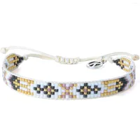 Bracelets de charme Kelitch Bracelet colorido Miyuki para mulheres pulseras jóias feitas de moda de moda amizade casal de casal