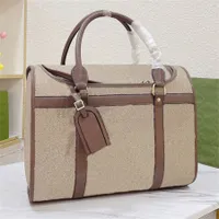 Designer Pet Tote Bags Women Handbag Classic Shoulder Leather Crossbody Messenger High Capacity Lady duffle bags 39cm
