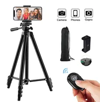 Trípodes Teléfono de cámara Teléfono Selfie Selfie Stand Portable AjetableBestand Mount Sporter Smartphone Control Clip Video Pography 221011
