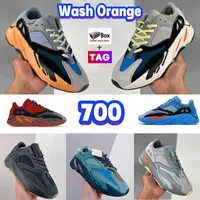 Heren 700 Running schoenen V1 OG Solid Gray KW Enflame Amber West Designer Sneaker Wash Orange Hi-Res Red Bright Blue Analog Fashion Men Women Sneakers Sports Trainers